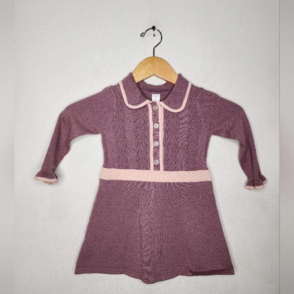 Modern Moments By Gerber Toddler Girl Collar Sweater Dress, Size 2T - Picture 11 of 11